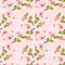 Victoria Small Flowers Pink Floral Cotton Fabric by In the Beginning by the yard